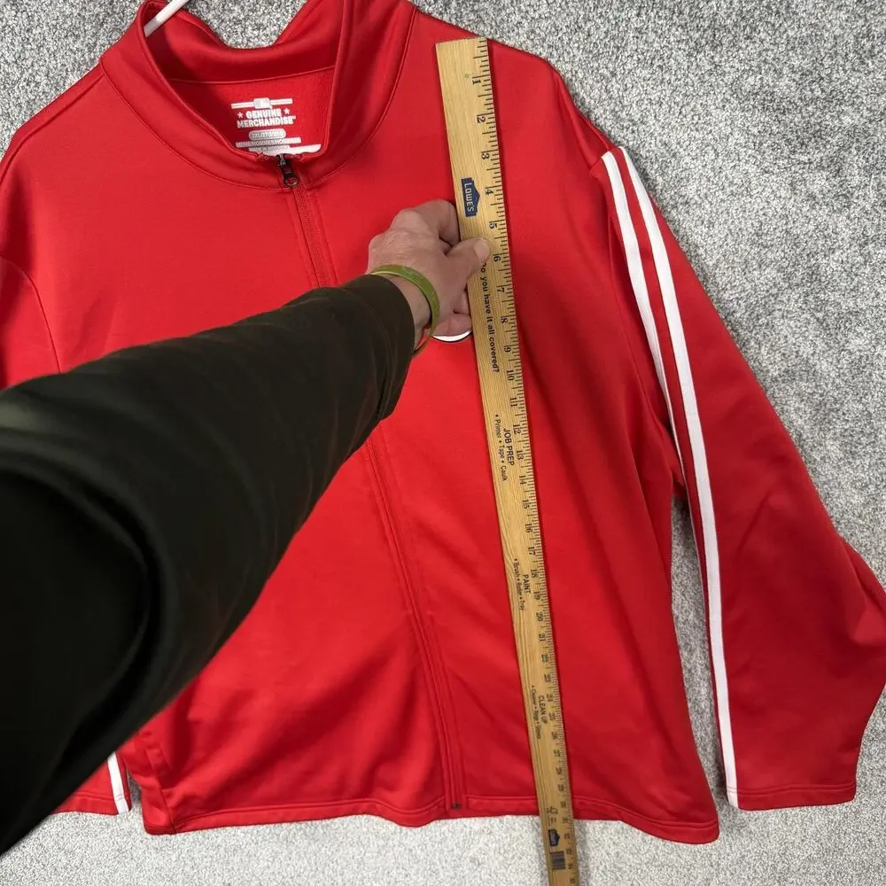 Cincinnati Reds MLB Baseball Track Jacket 2XL Game Fan Gear Gorpcore Streetwear